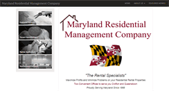 Desktop Screenshot of mdresidentialmanagement.com